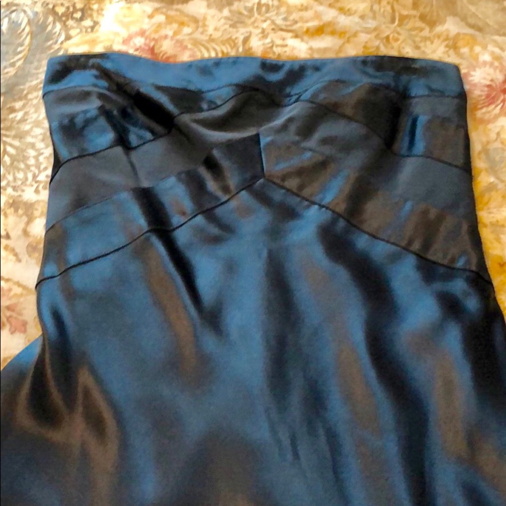 Black strapless Banana Republic dress